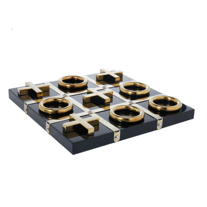 Decorazione Tris in acciaio inox