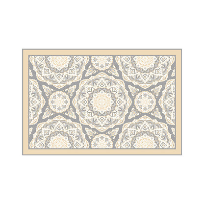 Tappeto a pelo corto stile astratto