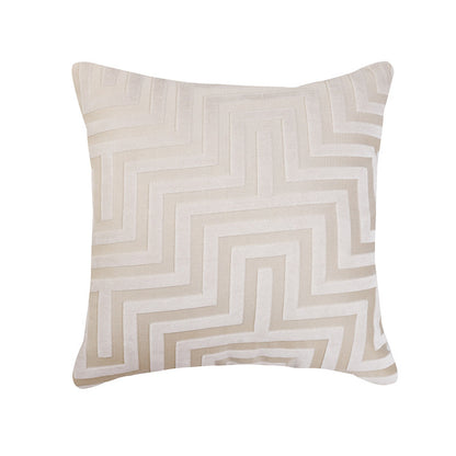 Federa per cuscino a righe in velluto