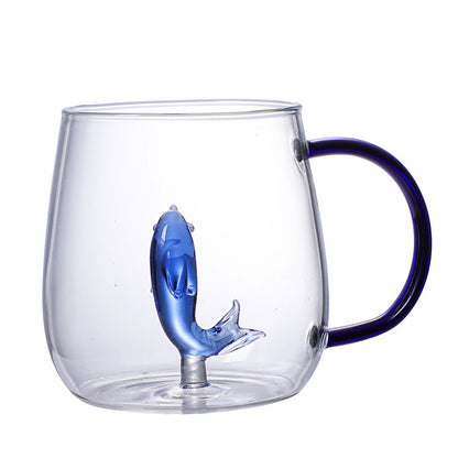 Glass Mug with 3D Accessory