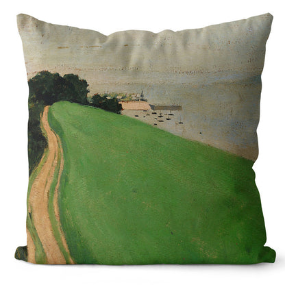 Coussin élégant de style paysage