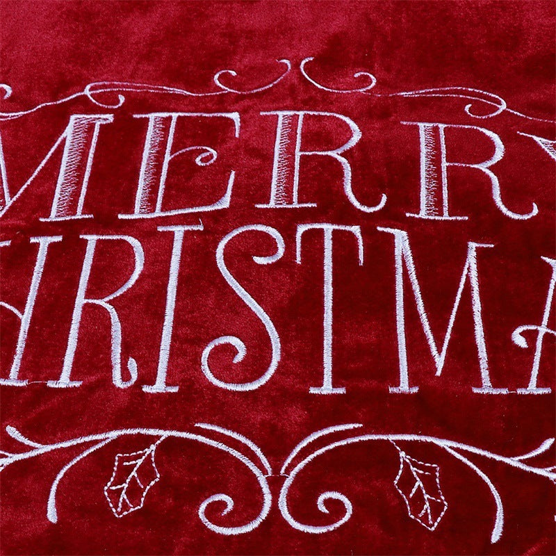 Gonna per albero di Natale – Velluto rosso