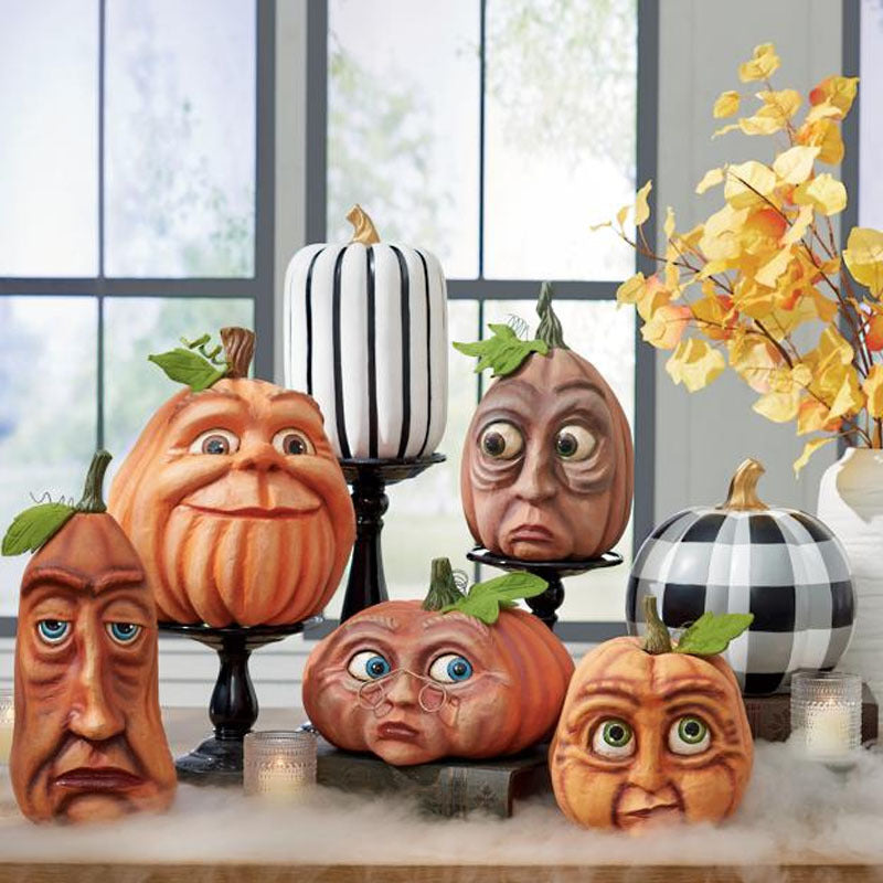 Set 6 Zucche Decorative Halloween