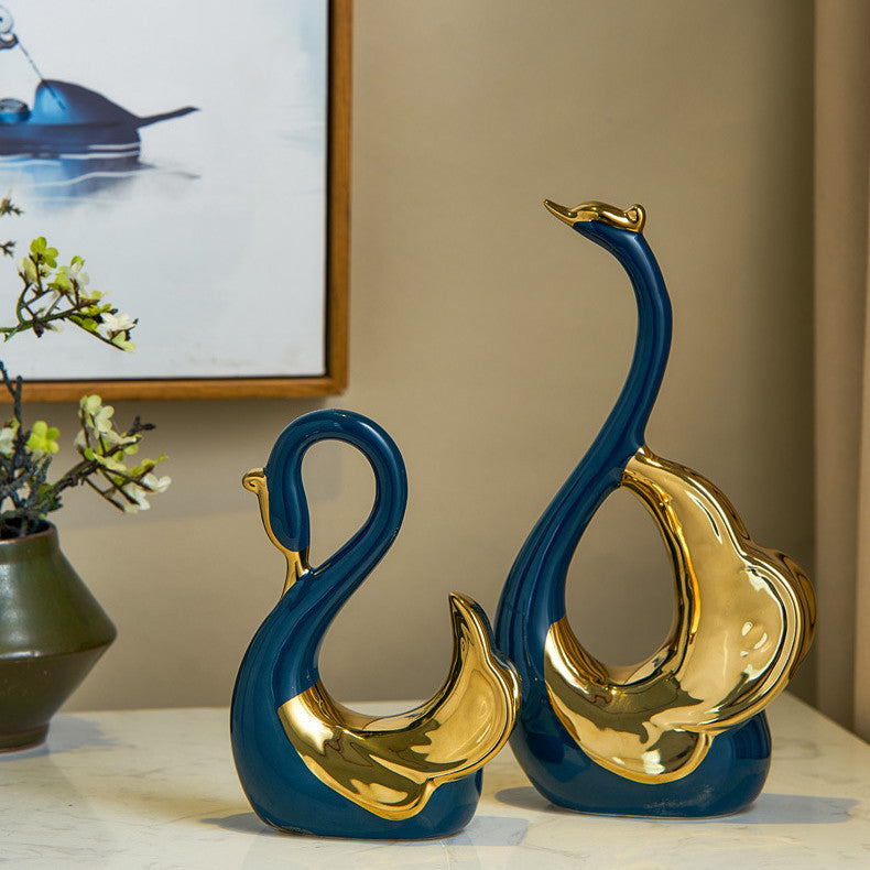 Décorations d'intérieur en forme de cygne