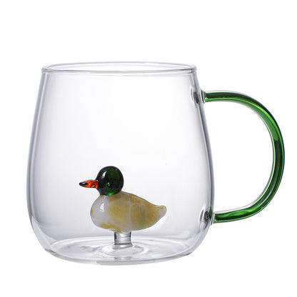 Glass Mug with 3D Accessory