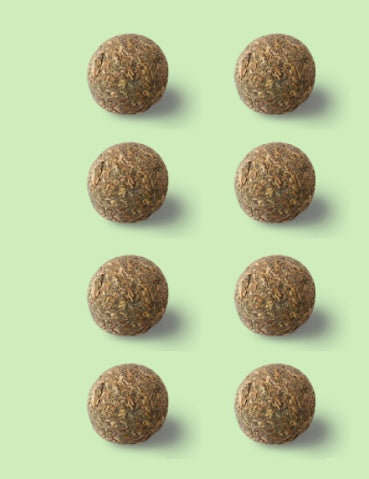 Tiragraffi in sisal con corda e pallina