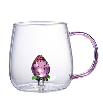 Glass Mug with 3D Accessory