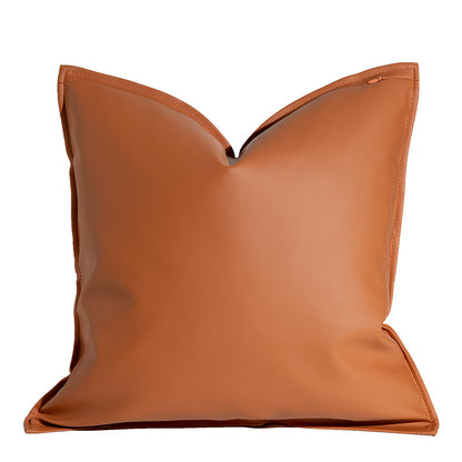 Leather pillowcase