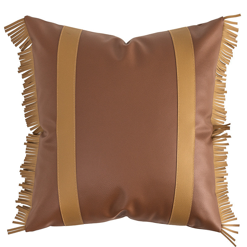 Leather cushion
