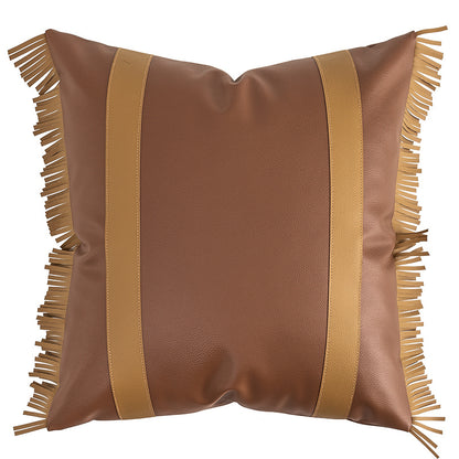 Leather cushion