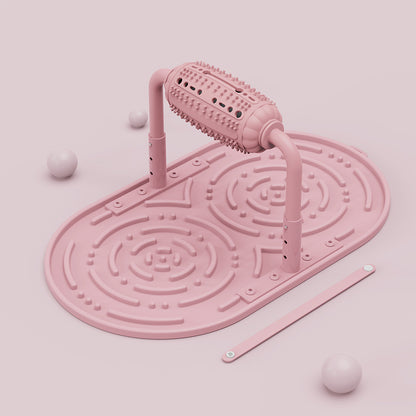 Gioco Interattivo Antivoracità per Cani e Gatti in Silicone con Tappetino