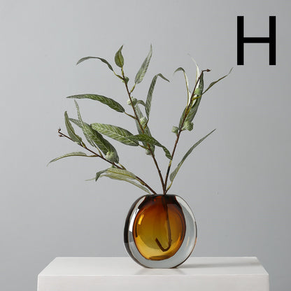 Vaso moderno in vetro