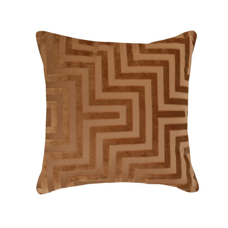 Federa per cuscino a righe in velluto