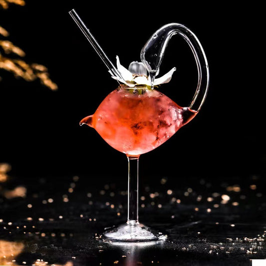 Bicchiere da Cocktail a Forma di Uccello e Cigno