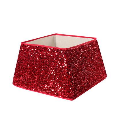 Gonna per albero di Natale – Tessuto con paillettes