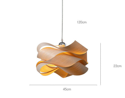 Lampada Decorativa in Legno