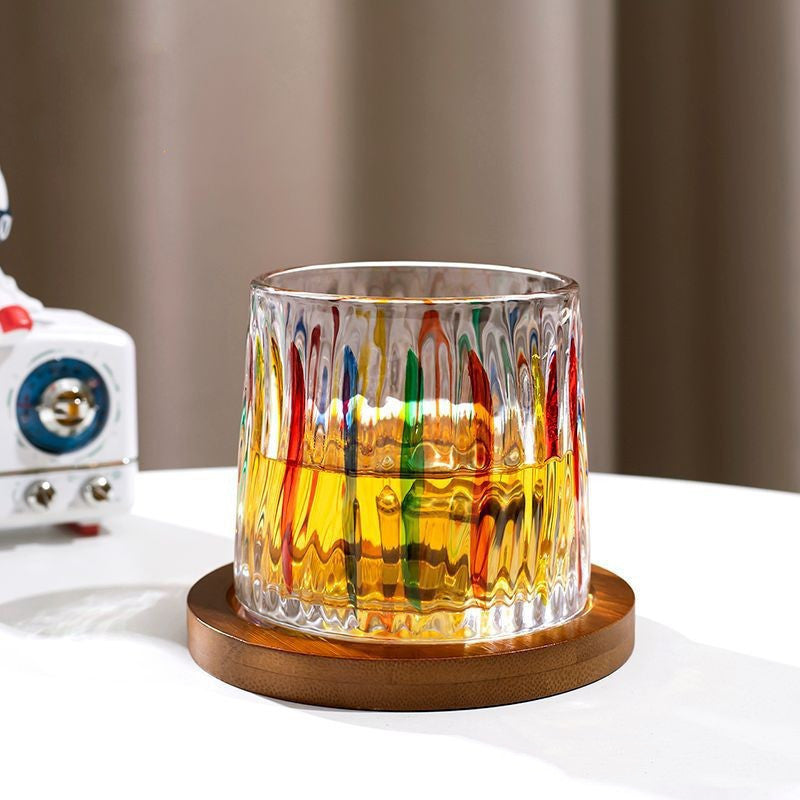 Bicchiere Colorato con Portabicchiere