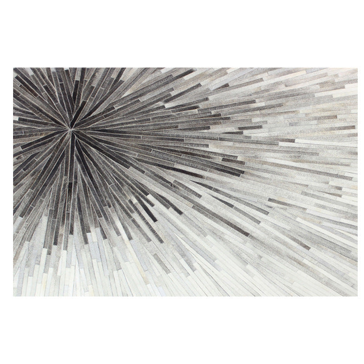 Tappeto a pelo corto stile astratto