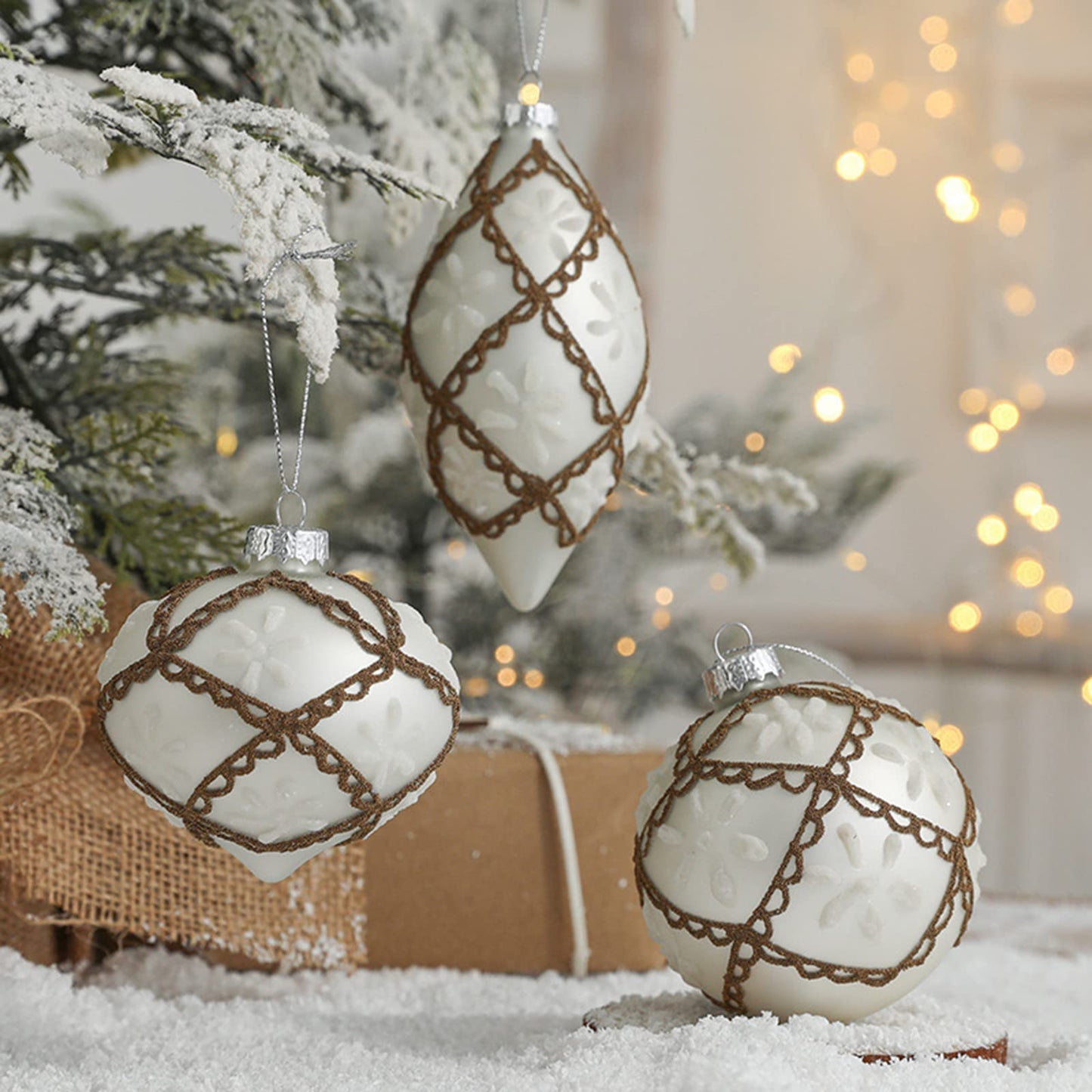 Decorazioni albero di Natale in vetro soffiato