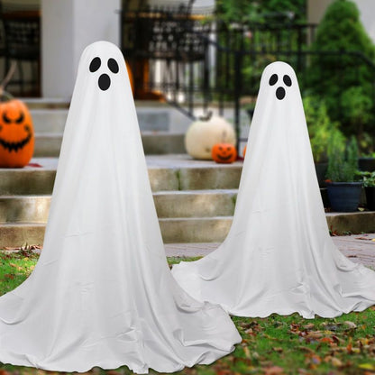 Decorazione Halloween Fantasma da Esterno con Catena Luminosa