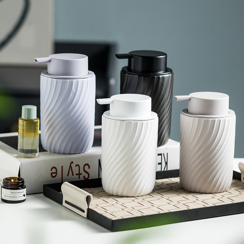 Dispenser per sapone in ceramica