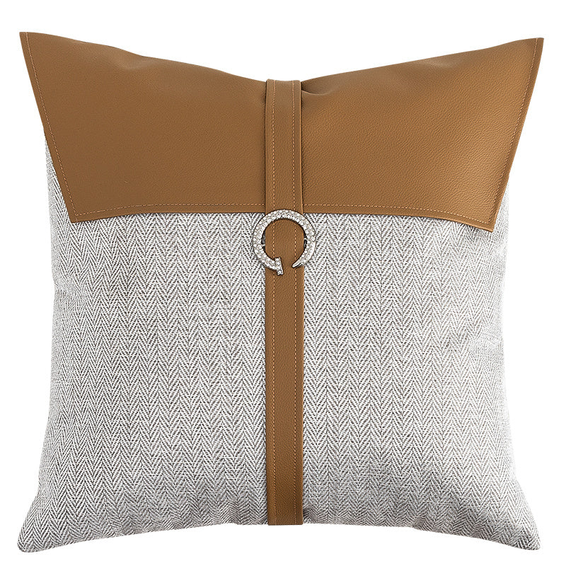 Leather cushion