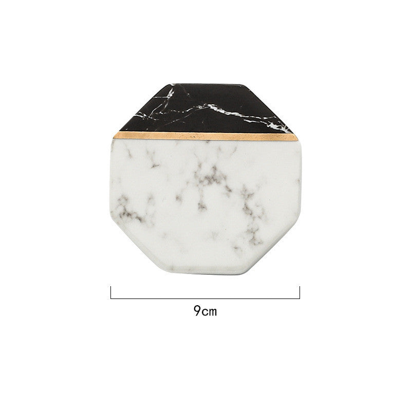 Piatto in ceramica marmorizzata