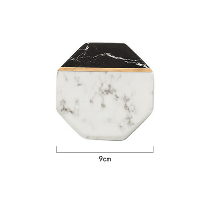 Piatto in ceramica marmorizzata