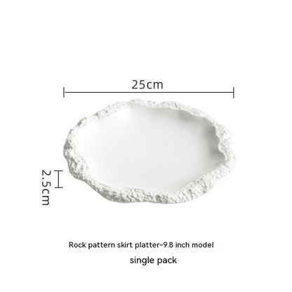 Piatto creativo in porcellana