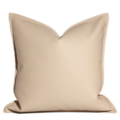 Leather pillowcase