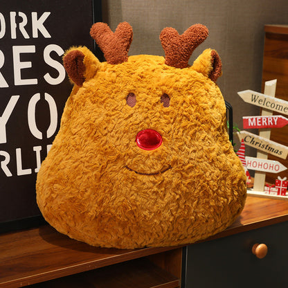 Cuscino in peluche natalizio