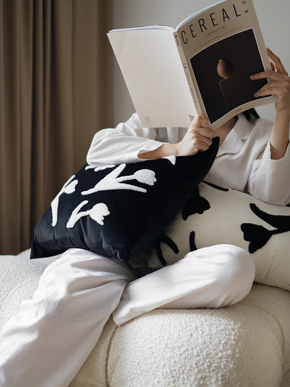 Federa per cuscino con tulipano