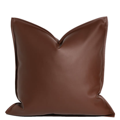 Leather pillowcase