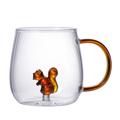 Glass Mug with 3D Accessory