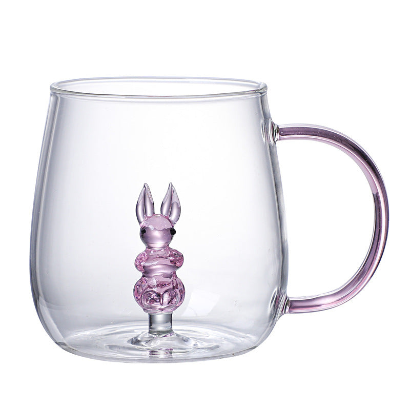 Glass Mug with 3D Accessory