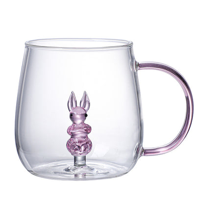 Glass Mug with 3D Accessory