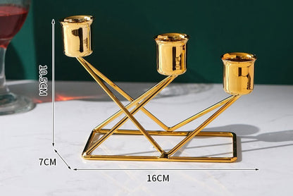 Ornamenti portacandele in ferro