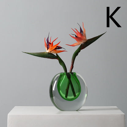 Vaso moderno in vetro