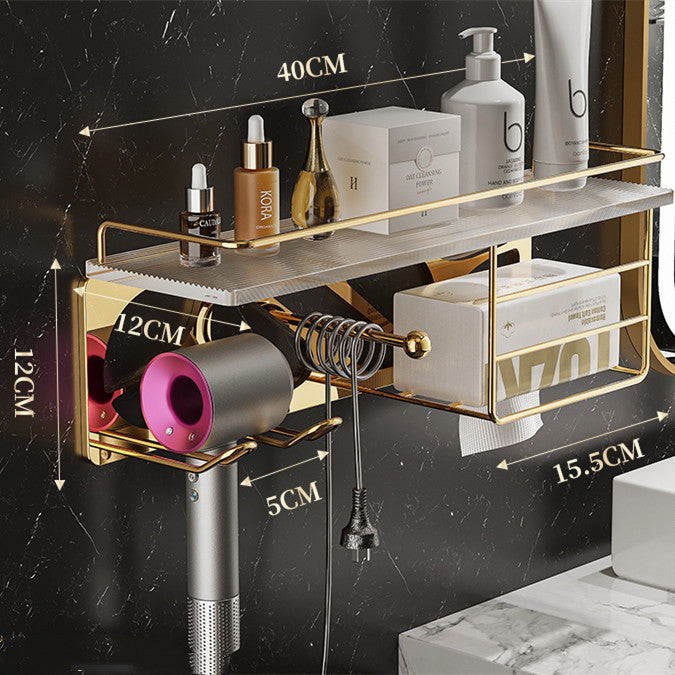 Mensola supporto accessori per bagno