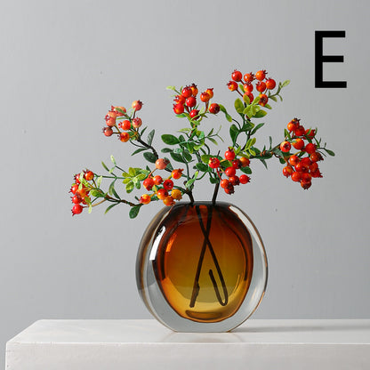 Vaso moderno in vetro