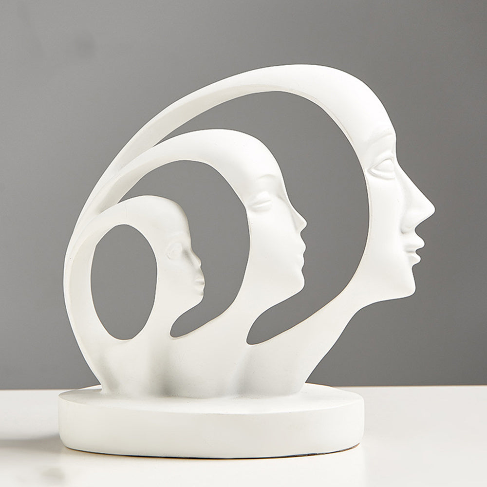 Decorazione Astratta in Resina – Ornamento Moderno da Scrivania o Libreria