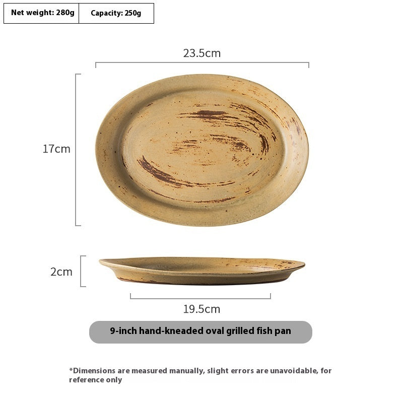 Piatto in ceramica retrò