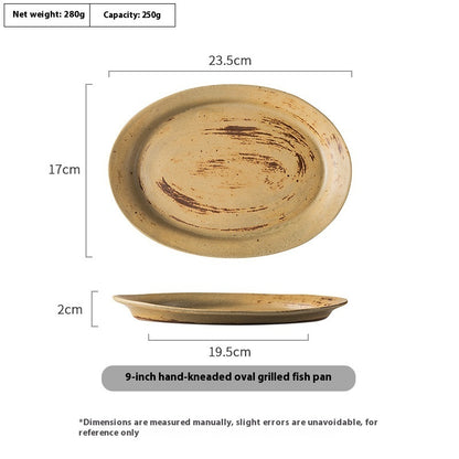 Piatto in ceramica retrò