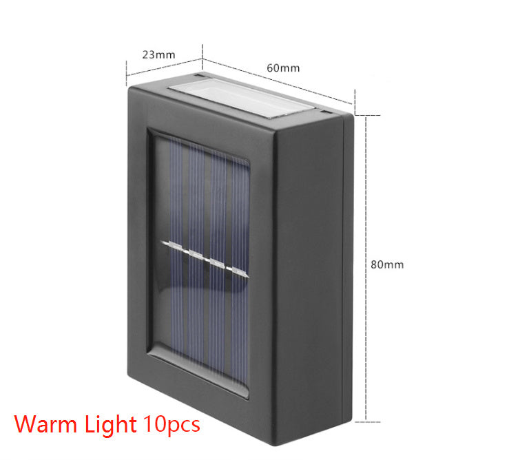 Lampada Notturna Solare da Esterno per Parete da Giardino