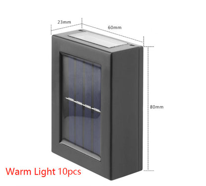 Lampada Notturna Solare da Esterno per Parete da Giardino