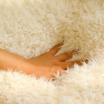 Cuccia Morbida Alpaca per Cani e Gatti – Con Cuscino Removibile, Antiscivolo