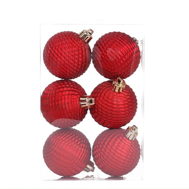 Decorazioni Natalizie-Sfere Rosse per Albero di Natale