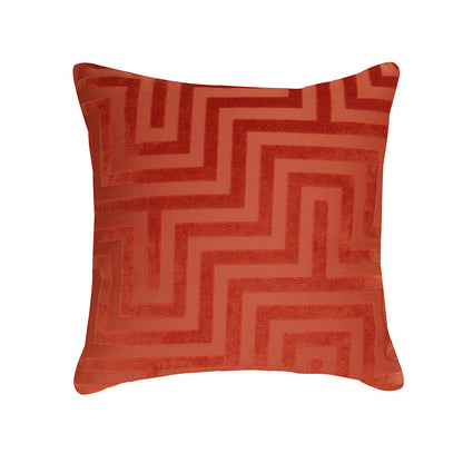 Federa per cuscino a righe in velluto